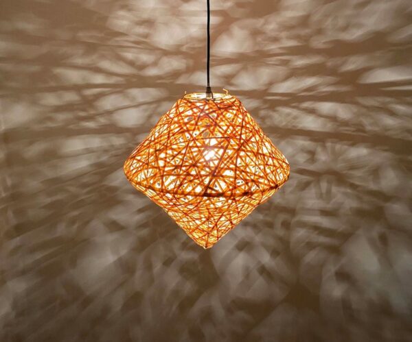 Handwoven Bamboo Pendant Light